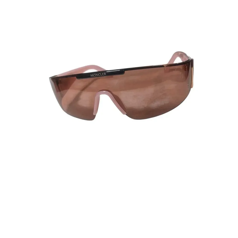 Authentic Moncler Ombrate ML0247 72E Pink and Gold Frames Smoky Lens Sunglasses